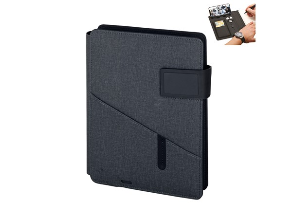 WIRELESS AJANDALI POWERBANK SİYAH