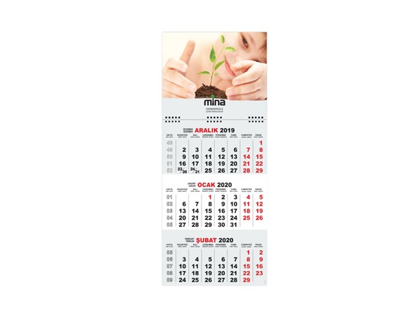 KÜÇÜK GEMİCİ TAKVİMİ TEK SPİRALLİ